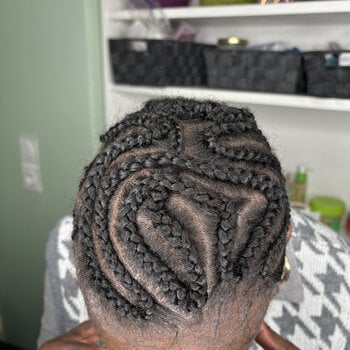 Bald braided