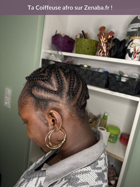 Bald braided