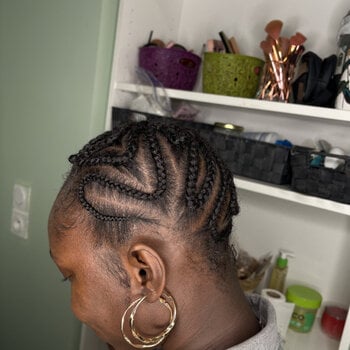 Bald braided