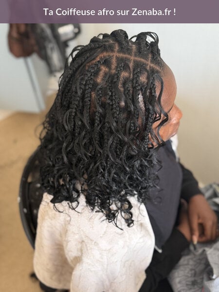 Bob boho braids