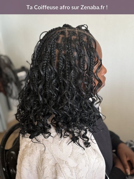 Bob boho braids