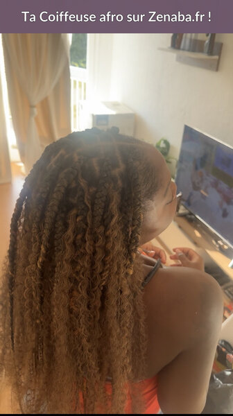 Bohemian Braids sur locks
