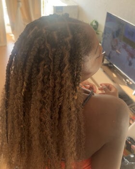 Bohemian Braids sur locks