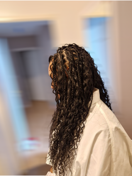 boho braids mi long