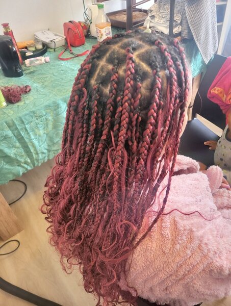 Boho braids premier essai 