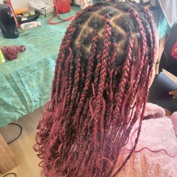 Boho braids premier essai 