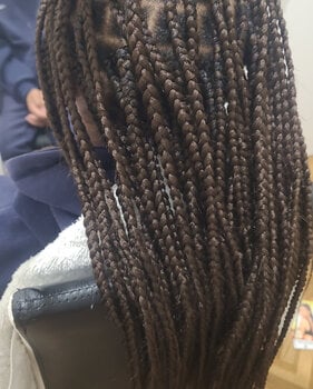 Box braid, notless braid,loss twist, micro-twiste ,crochet braids, etc.