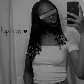 box braids avec les perles