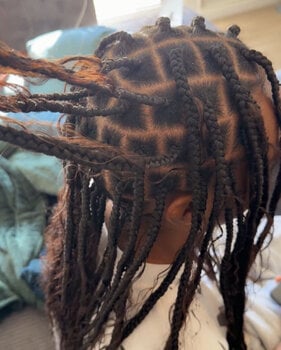 Box braids boho