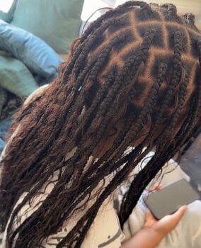 Box braids boho