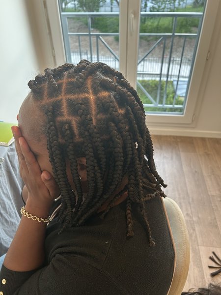 Box braids courtes 