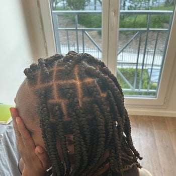 Box braids courtes 