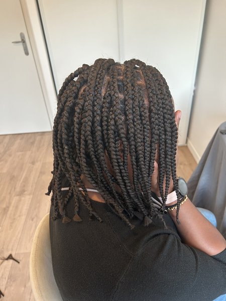 Box braids courtes 