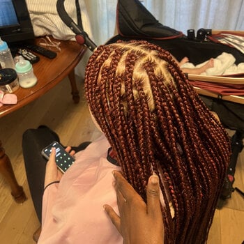Box braids longues épaisseur moyenne