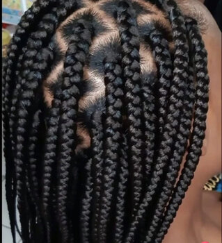 Box braids (mi-dos) FEMME