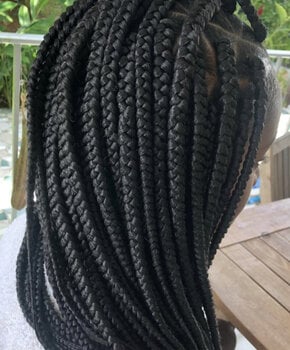 Box Braids mi-dos (moyen) FEMME
