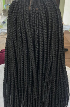 Box Braids mi-dos (moyen) FEMME