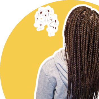Box braids mi-long