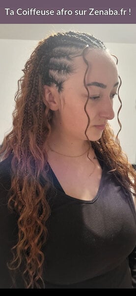 Box braids x boho braids sur cheveux lisses