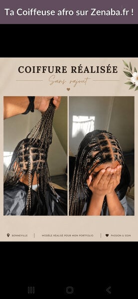 Braid sur cheveux mi long