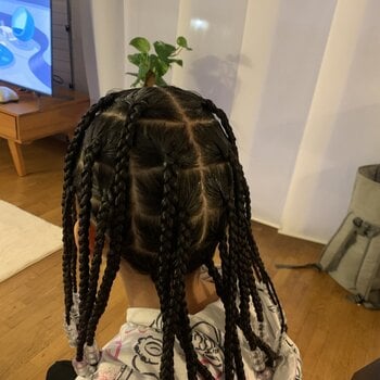Braids avec perles