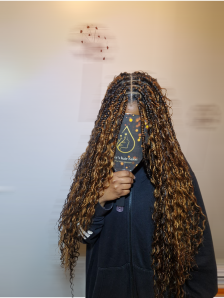 Braids bohémien (boho braids) long