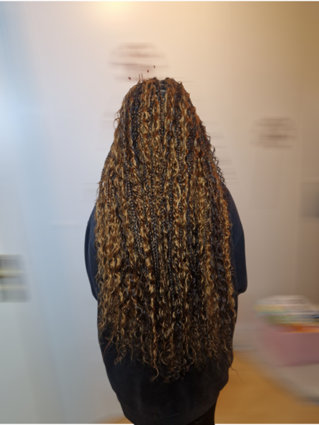 Braids bohémien (boho braids) long