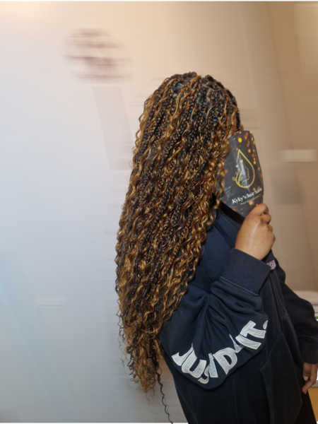 Braids bohémien (boho braids) long