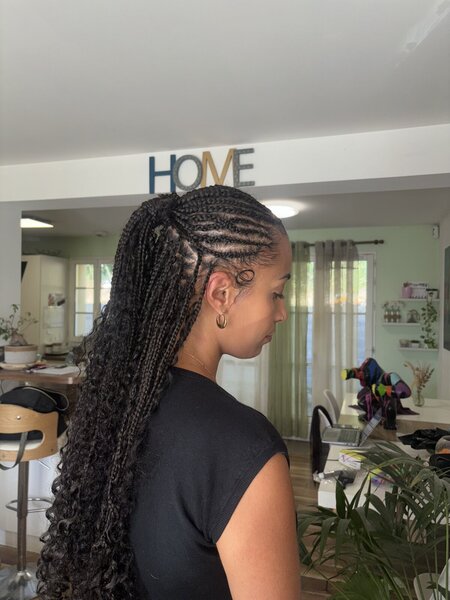 Braids boucles 