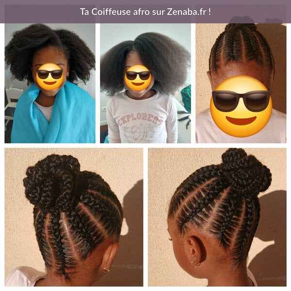 Braids bun