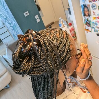 Braids longues façon NKOTLESS BRAIDS 