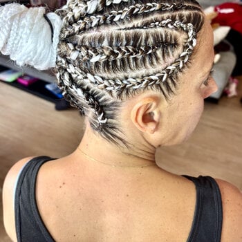 Braids ponytail