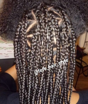 Braids tracés triangle 