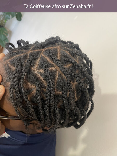 Braids triangulaires sans rajouts 