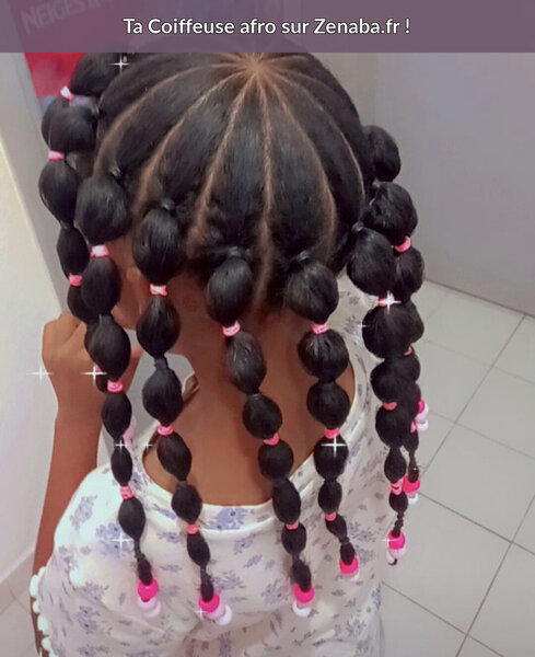 Bubble braids enfant