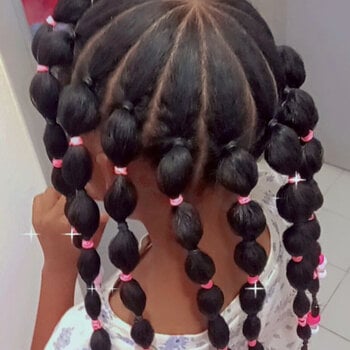 Bubble braids enfant