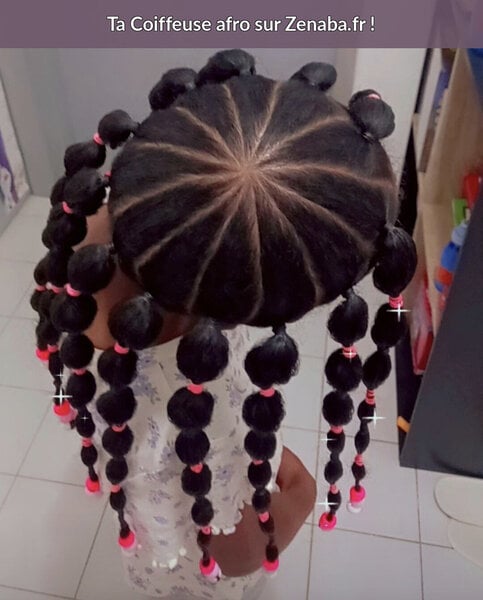 Bubble braids enfant