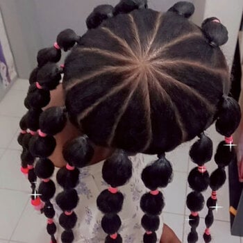 Bubble braids enfant