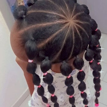 Bubble braids enfant