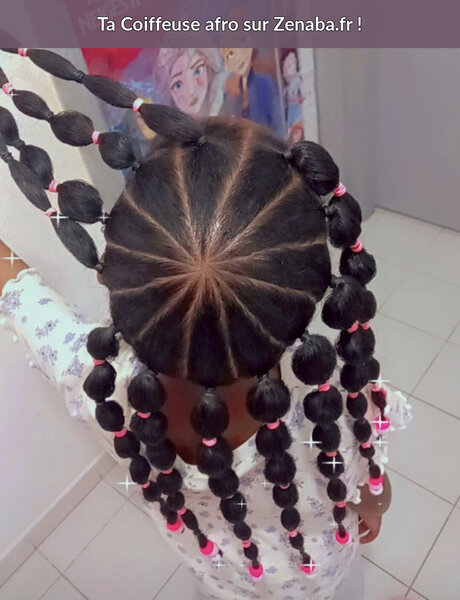 Bubble braids enfant