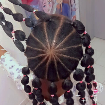 Bubble braids enfant