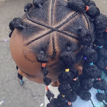 Bubbles braids (Fille)