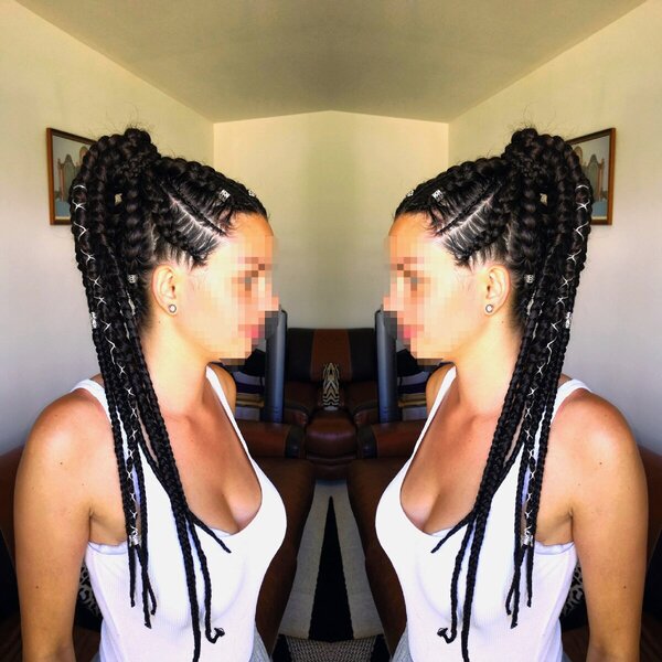 Chignon tressé 