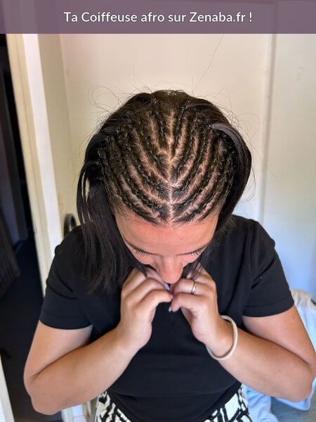 Coiffure demie tête