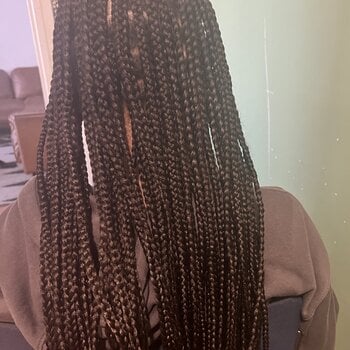 Coiffure natte collée rasta 