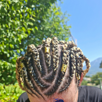 Cornorws box braids 