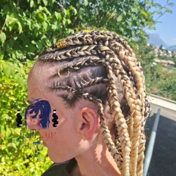Cornorws box braids 