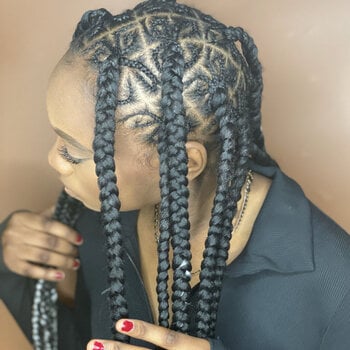 Cornrows braids
