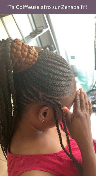Cornrows épaisseurs standard ponytail