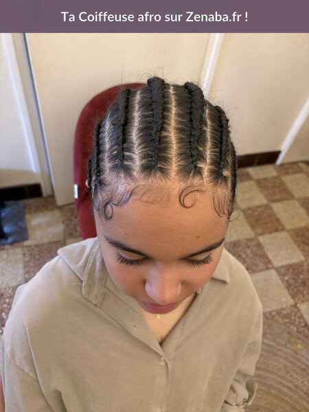 Cornrows femme